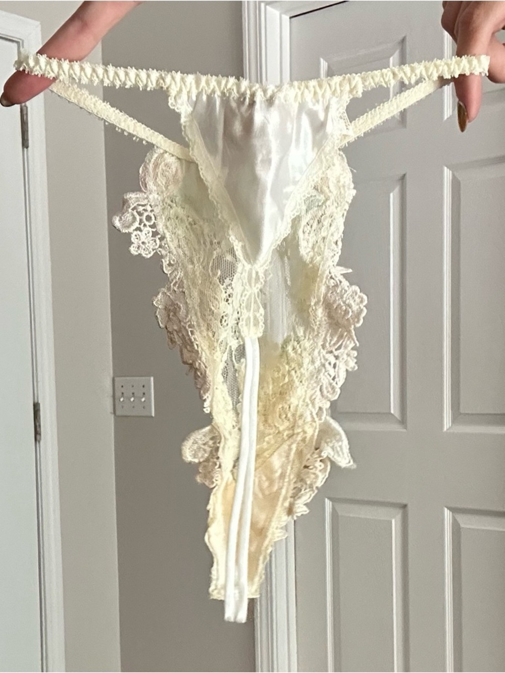 Vintage 80s Victoria’s Secret Gold Label Floral Corset Bustier Panty Garter Set - Picture 6 of 14